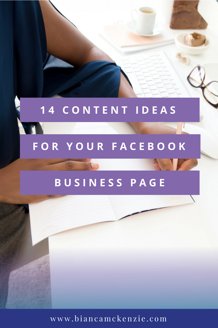 content ideas for facebook page