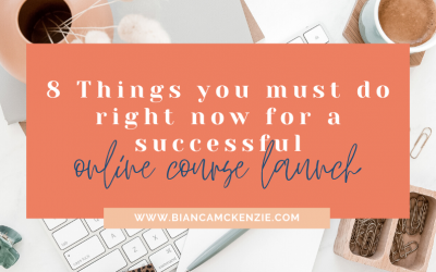 8 Things you must do right now for a successful online course launch