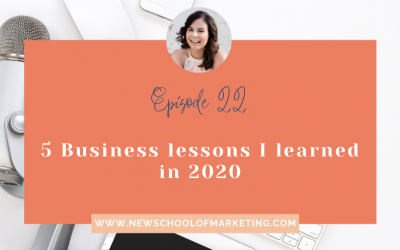 5 Business lessons I learned in 2020