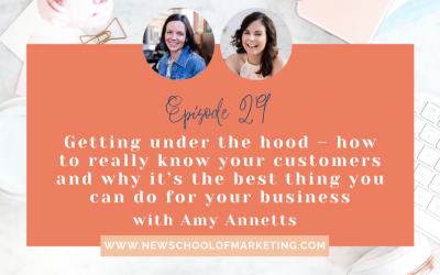 Getting under the hood – how to really know your customers and why it’s the best thing you can do for your business with Amy Annetts