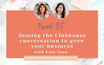 Joining the Clubhouse conversation to grow your business with Kate Toon