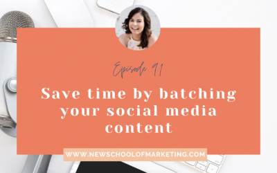 Save time by batching your social media content